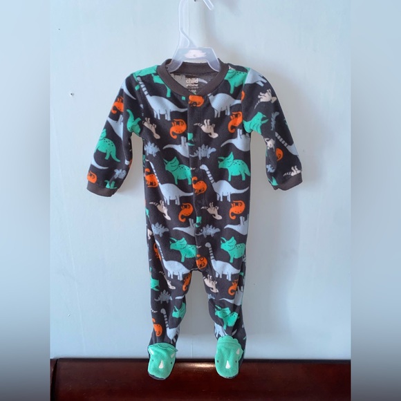 Child of mine Dino fleece sleeper 6-9 months - Picture 1 of 2